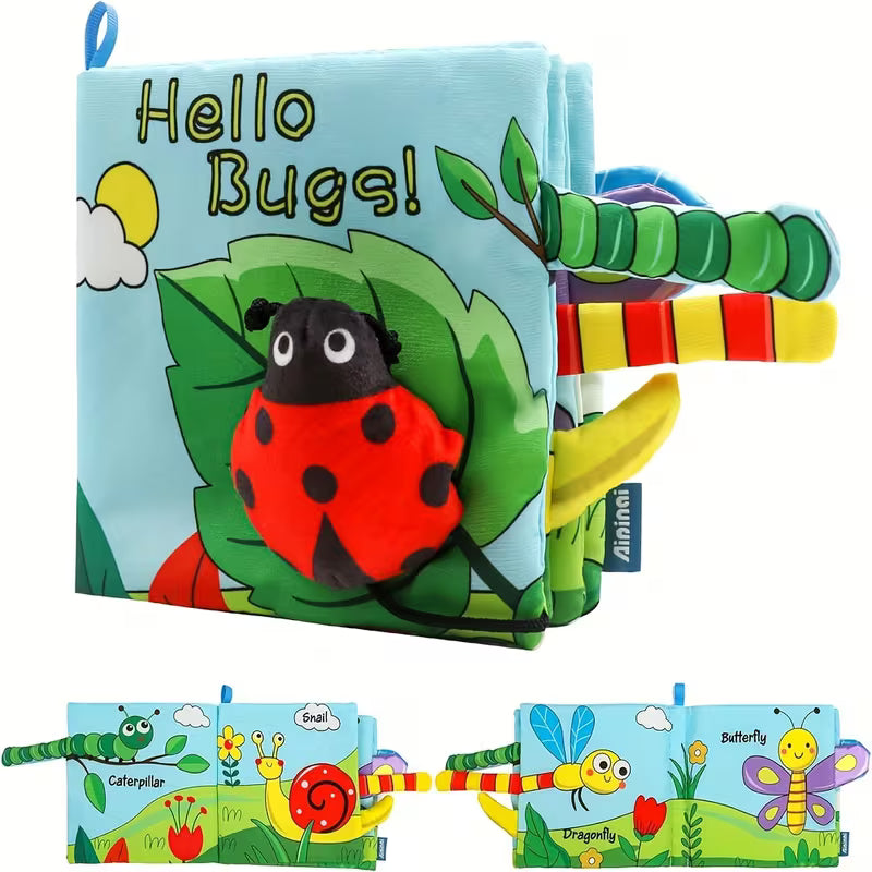 3D Touch Feel Baby Books Toys