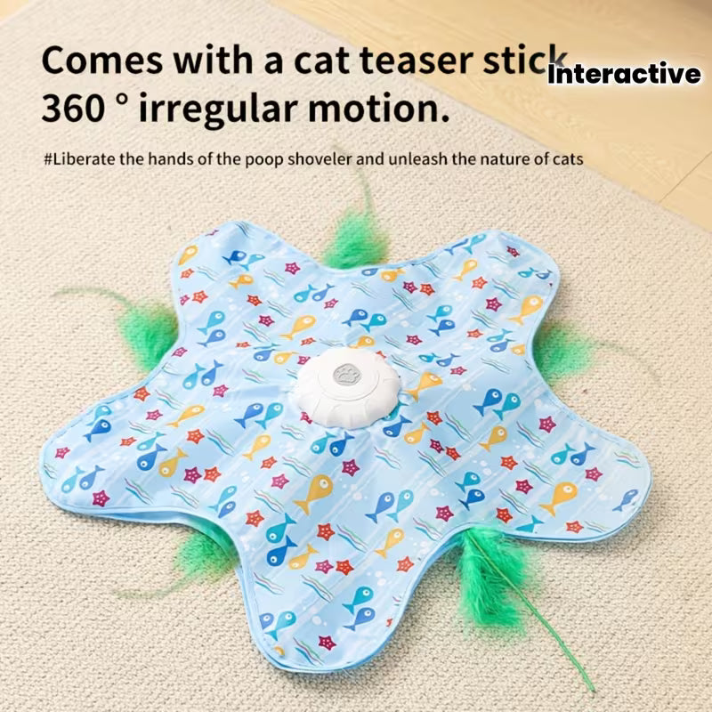 Chargeable Cat Hunting Toy, Smart Electric Cat Teaser, Simulated Prey