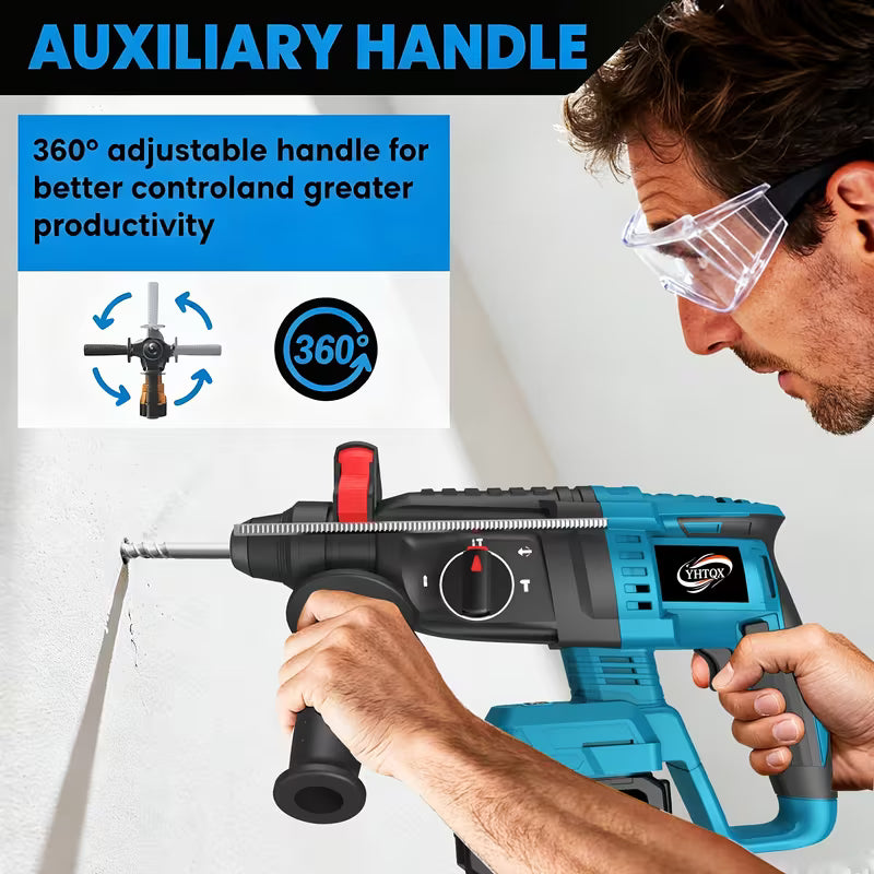 Four in One Power Tool Set, Multifunctional Power Tool, Wireless Design for More Convenience