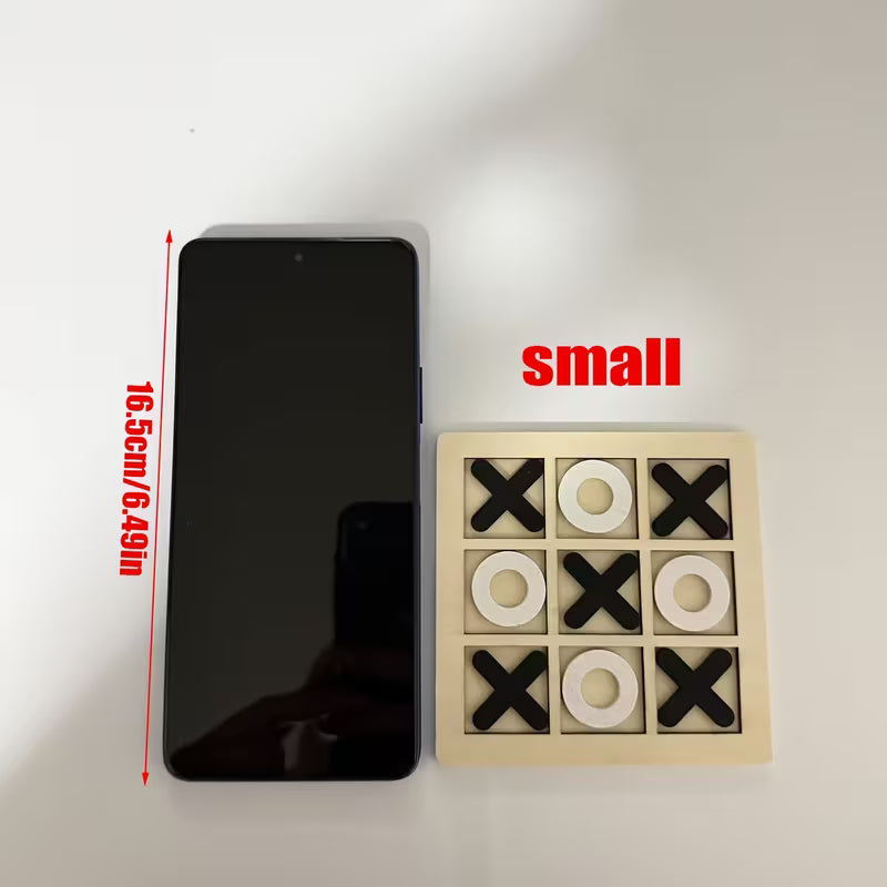 Tic Tac Toe Board Game • Wooden Tic-tac-toe Game • Classical Family