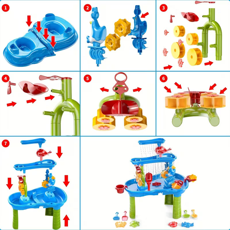 BABY HOME Kids Sand Water Table for Toddlers