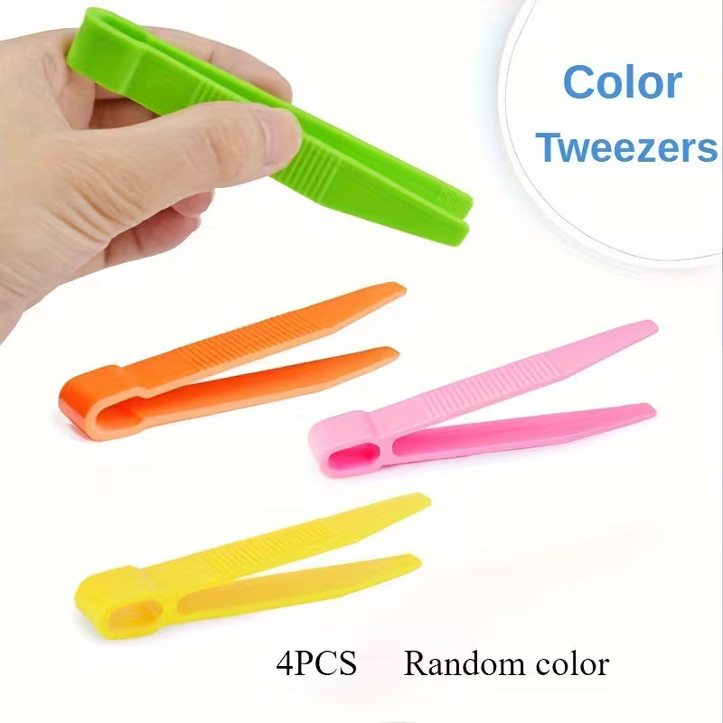 4-Piece Random Color Plastic