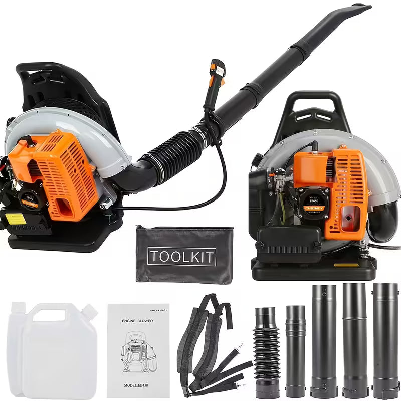 63/80CC Gasoline Backpack Blower, High-Performance Two-Stroke Gasoline Leaf