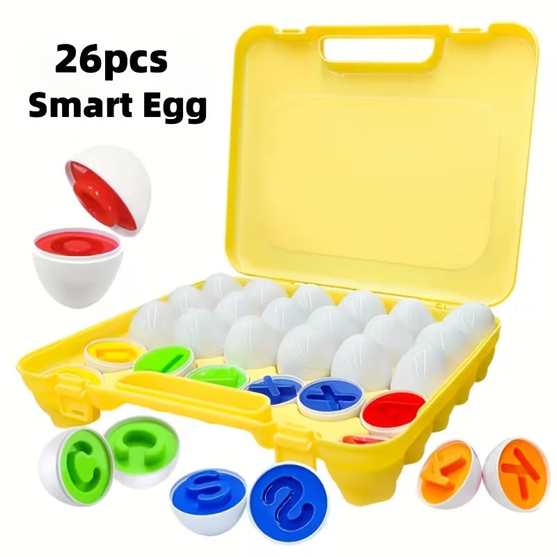 26-Piece Alphabet Matching Eggs