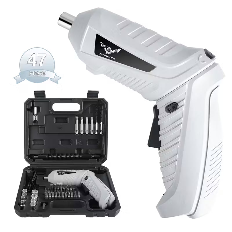 3.6V Rechargeable Battery Cordless Screwdriver Drill • Electric Screwdriver Tool Set •