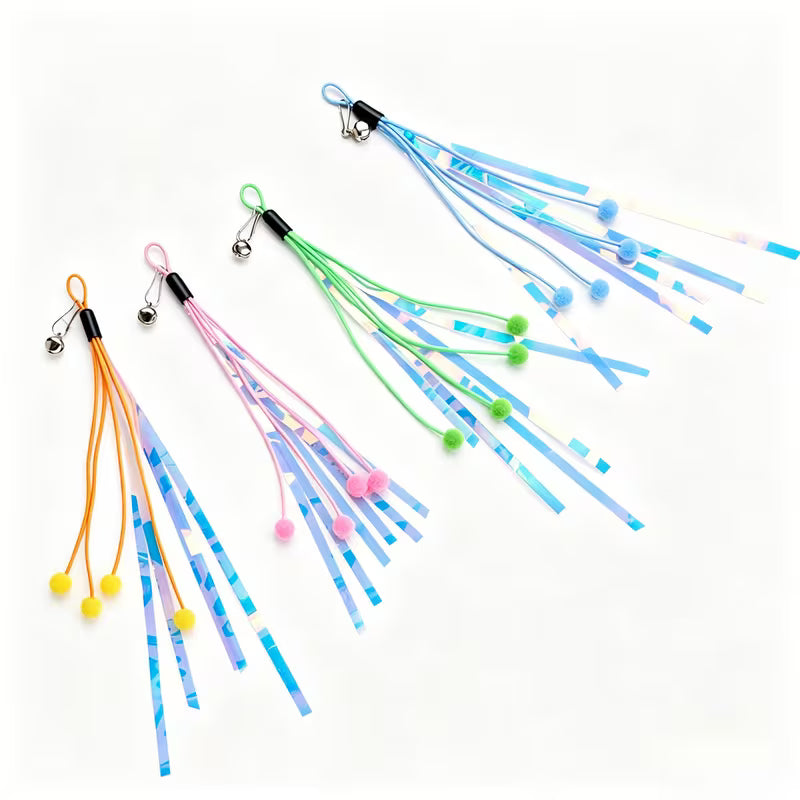 Colorful Cat Teaser Refills Set, Random Color