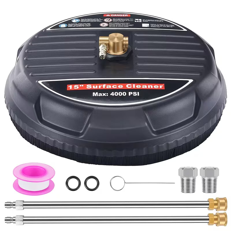 4000 PSI High Pressure Washer with 15" Surface Cleaner