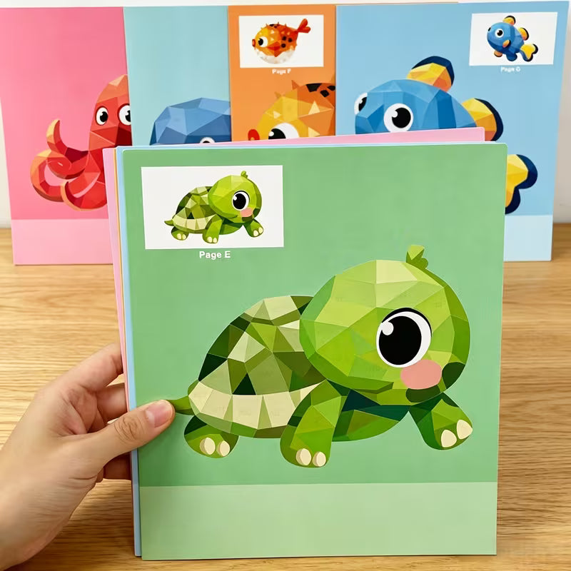 Children's 3D Collage DIY Sticker Set