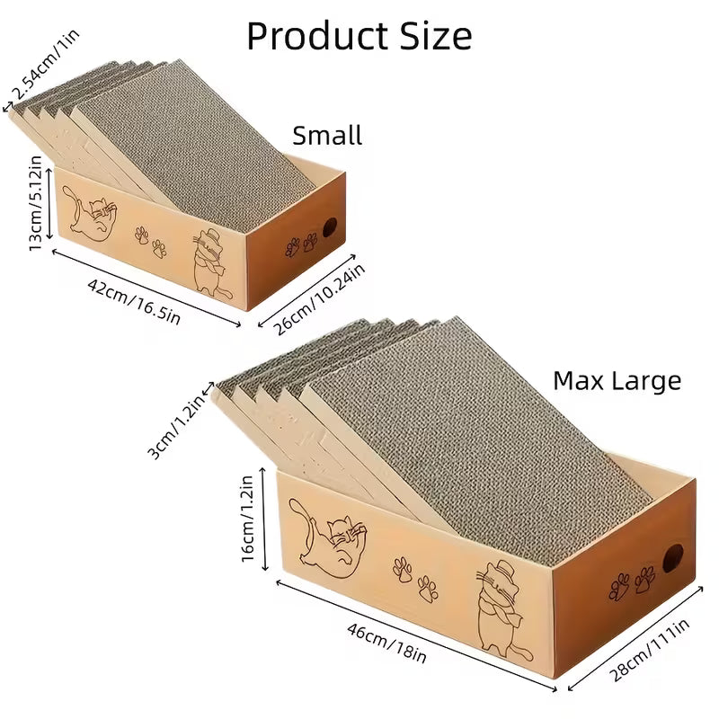 5-layer Large Corrugated Cardboard Cat Scratching Board