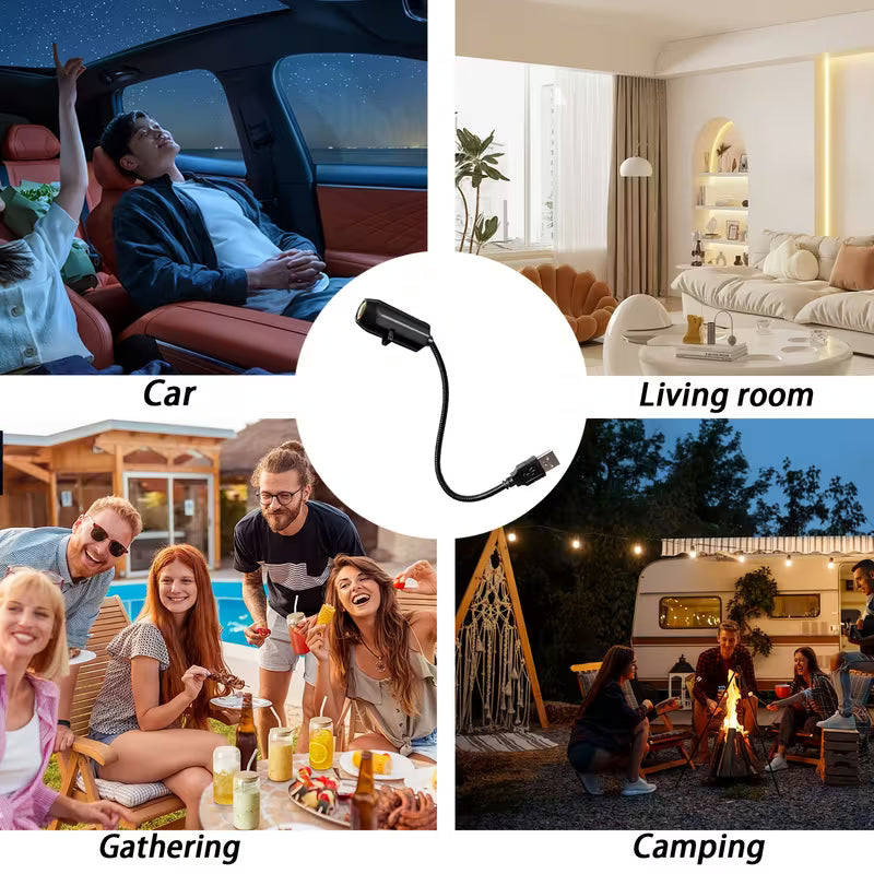 USB Projection Lamp, Car LED Light, Ceiling/Floor/Wall Projection