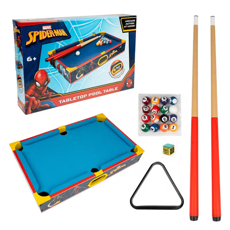 Spider-man Tabletop Pool Table Wood