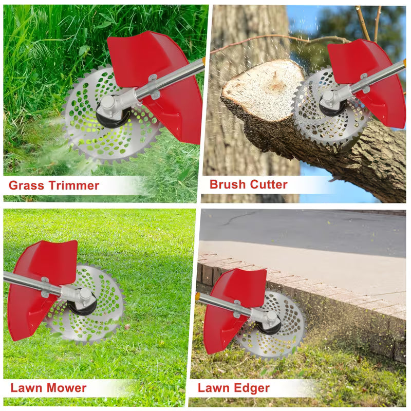 4-In-1 Gas Weed Eater 58Cc 2-Stroke, Gas Powered Grass Trimmer And Brush Cutter
