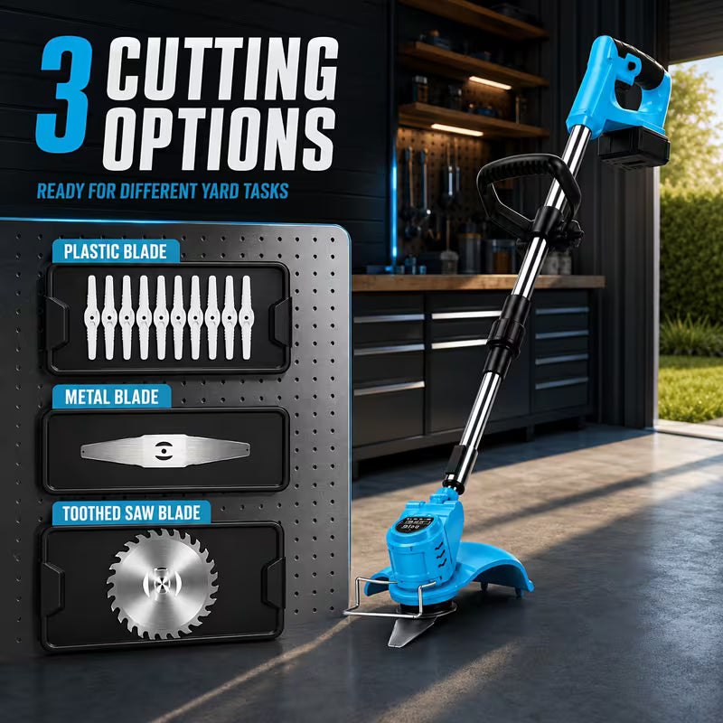 5200mAh 21V Cordless Grass Trimmer & Lawn Edger