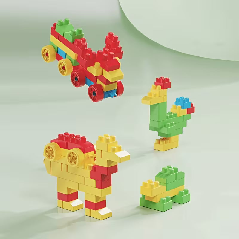 Building Blocks Set - Kids' Educational Toy, Medium-Sized Block, Random Color