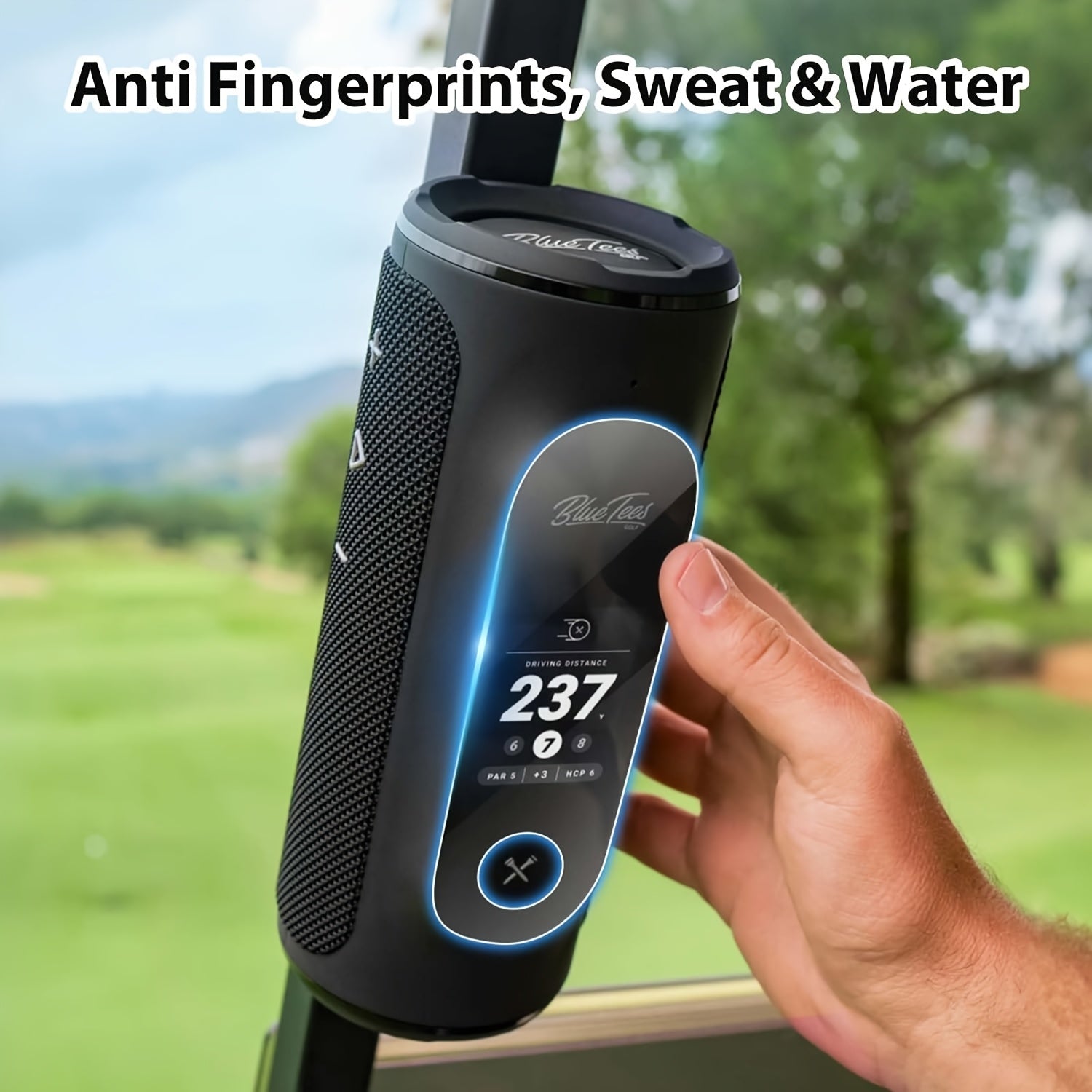Compatible with Blue Tees Golf Player+ GPS Speaker Screen Protector Set, Blue