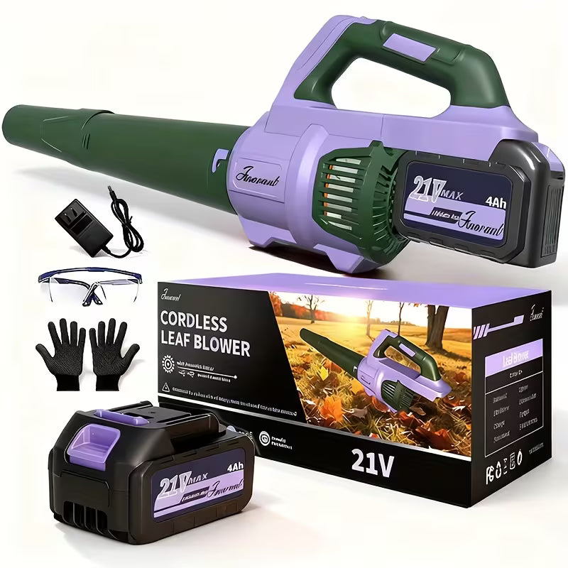 High Power Cordless Leaf Blower 650CFM/350MPH, 2 Speed