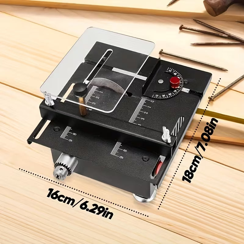 Desktop Saw, Multifunctional Portable Mini Table Saw, Adjustable Speed And Angle, Cutting, Sanding