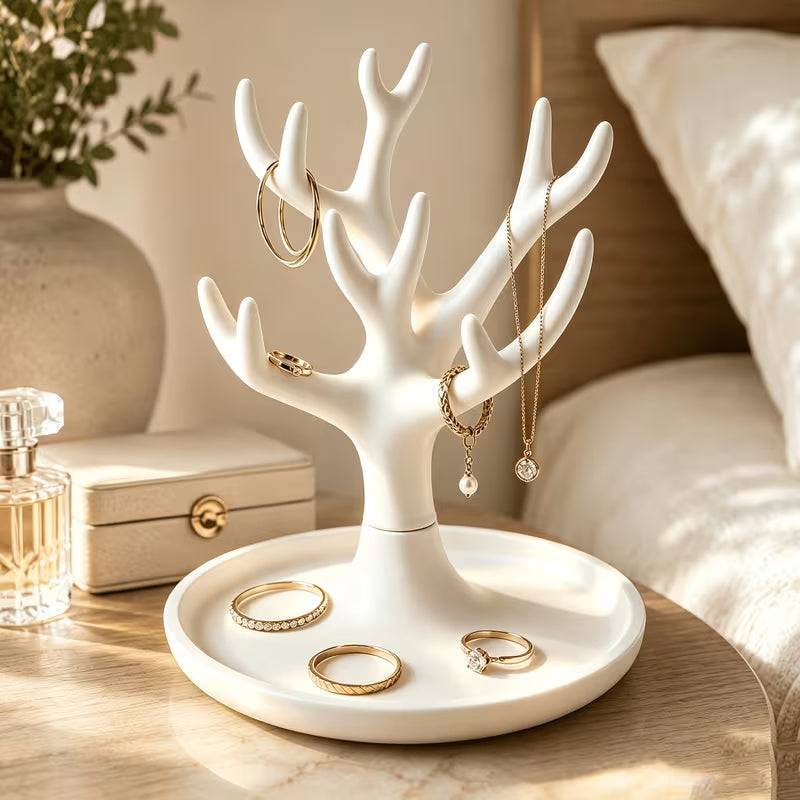 Jewelry Stand, Jewelry Storage Tree, Dressing Table, Necklace And Earring Rack, Nordic 3D