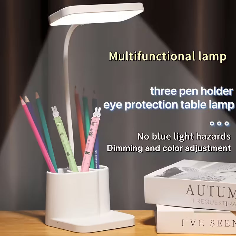 Pen holder desk lamp multi-functional learning lamp college student dormitory reading desk