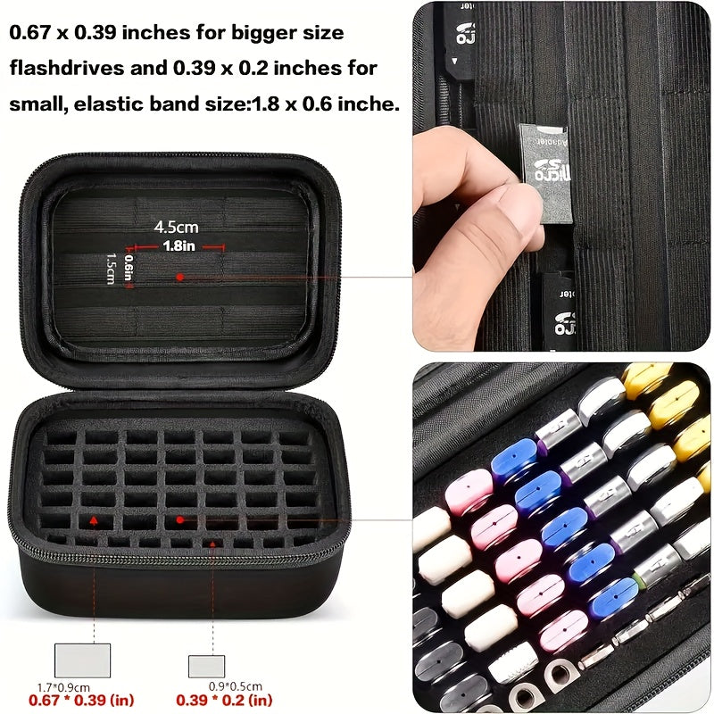 USB Flash Drive Protective Case - Heavy-Duty Hard Storage Bag