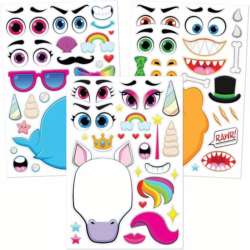 36-Piece JOYIN Make a Face Stickers