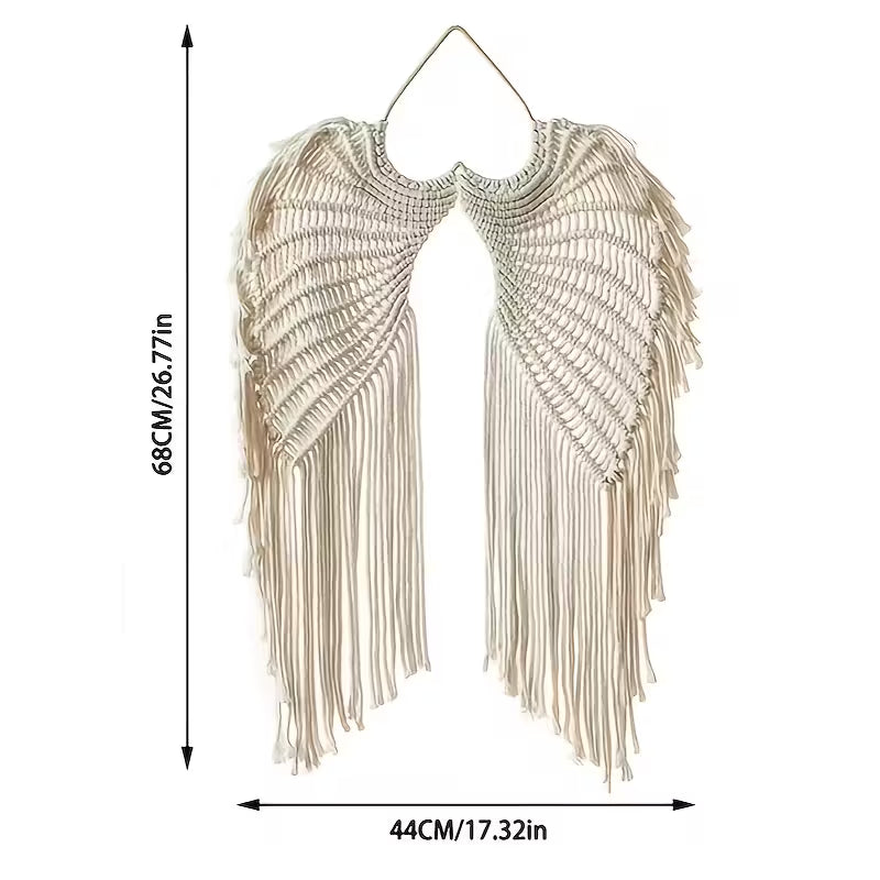 White Angel Wings Wall Decor Hanging Ornament