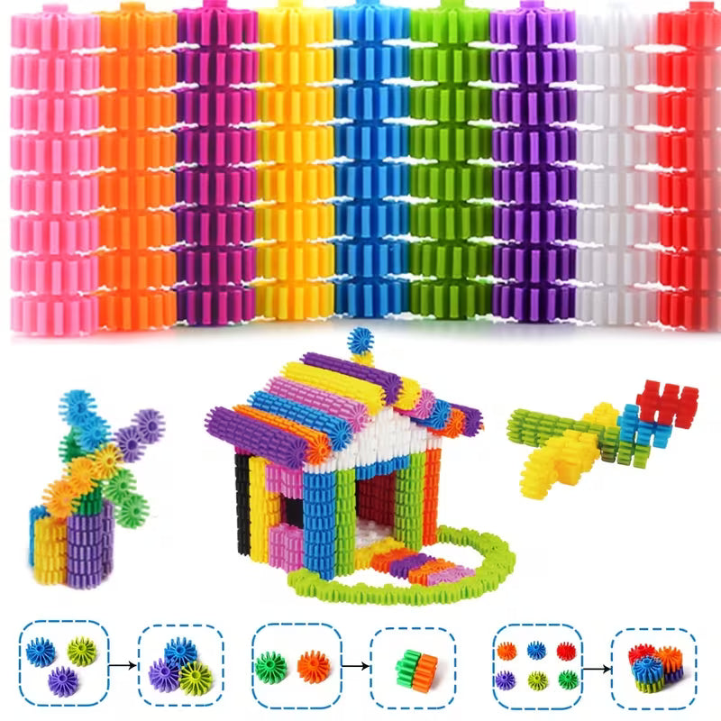 60/80-Piece Gear Assembly Building Blocks