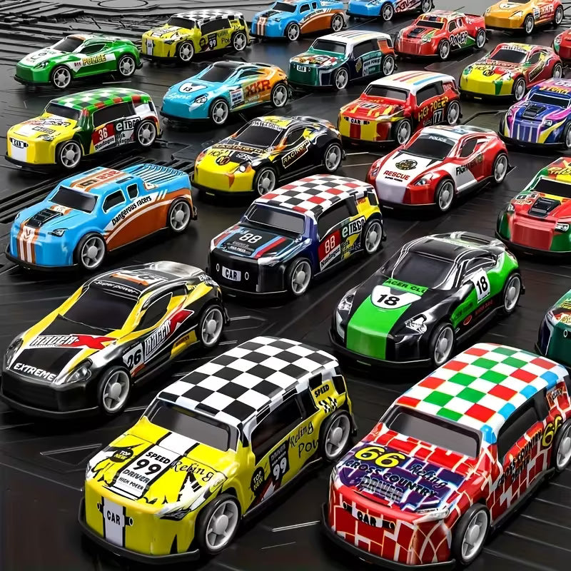 Stylish Alloy Pullback Tin Car