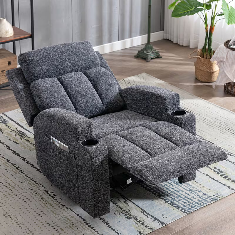 Manual Recliner Chair with Massage And Heat