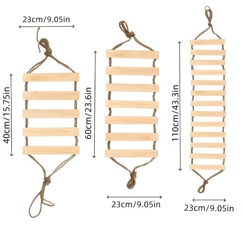 Cat Climbing Ladder Made of Solid Wood, Available, Wood