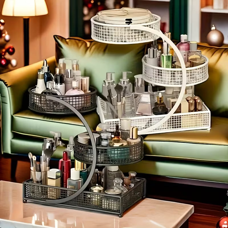 A Vertical Shelf Made of Painted Metal, Designed for Use As a Dresser Shelf Without The Need