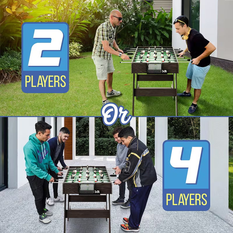 Serenelife Foldable Soccer Foosball Table