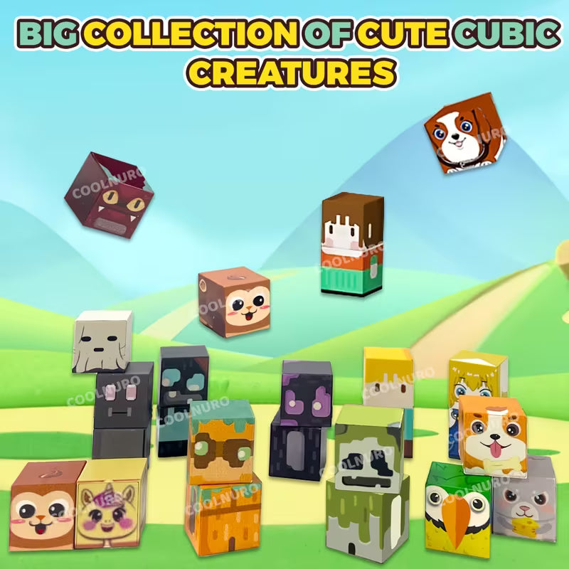 Magnetic Building Blocks with Animal and Human Themes