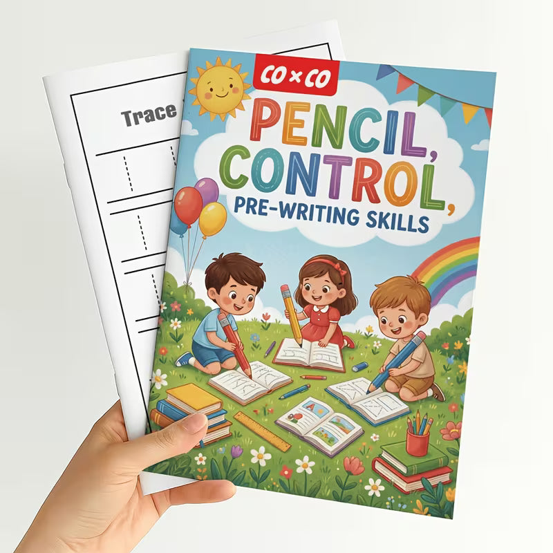 CO×CO Pencil Control Pre-writing Skills Workbook