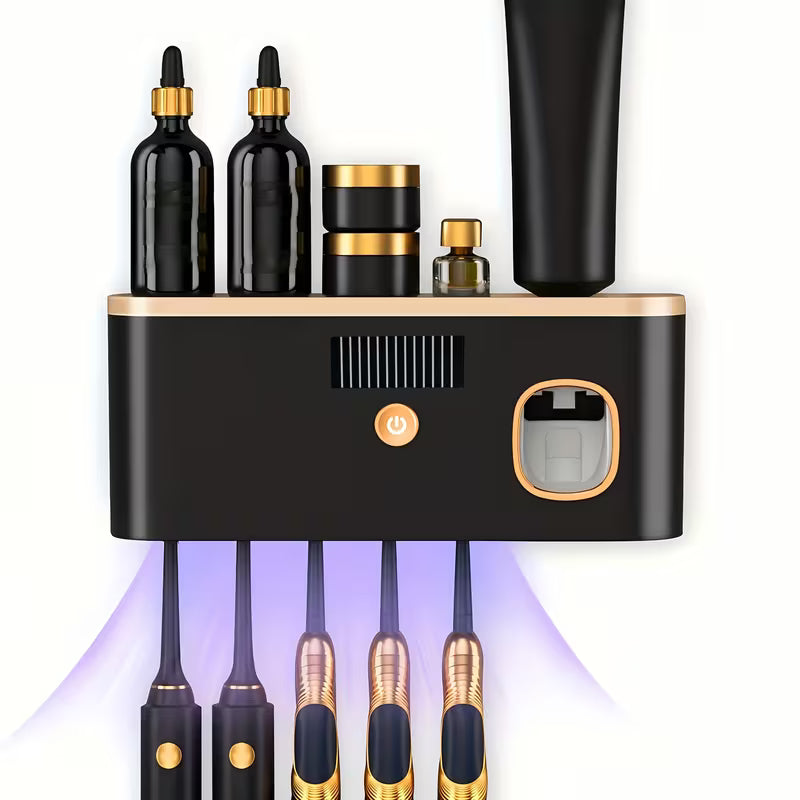 1pc Smart Toothbrush Organizer, Bathroom Toothbrush Display And Storage, With Automatic