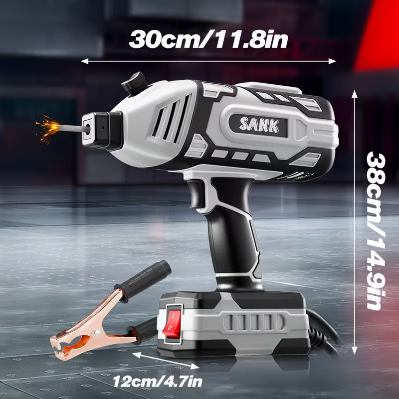 SANK 110V ARC Welder, IGBT Inverter Handheld Welding Machine with 5-Level Digital Current Control