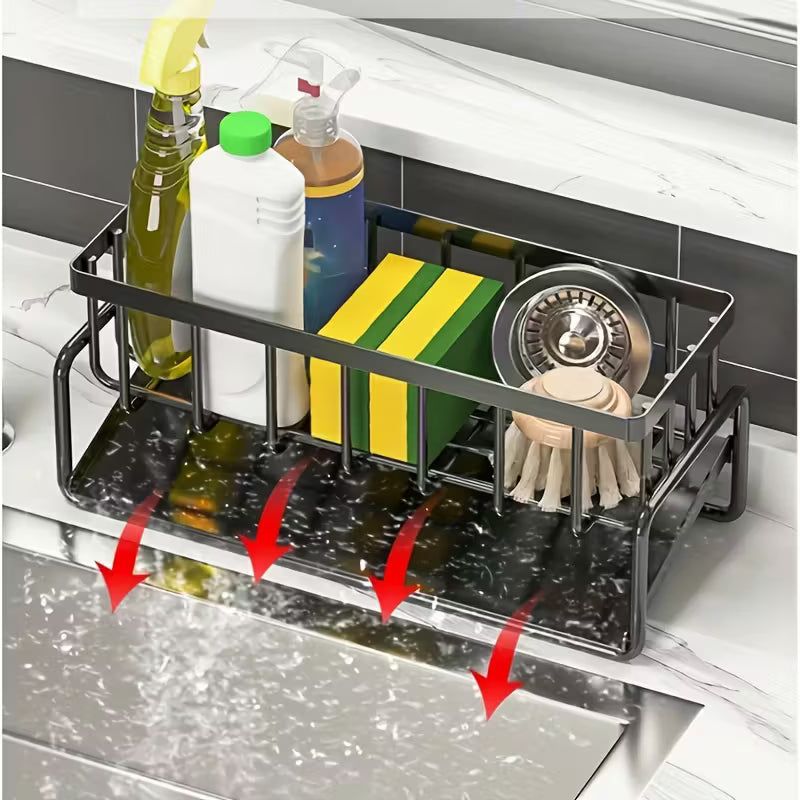 High Quality Kitchen Sink Tray, Integrated Sponge Rack