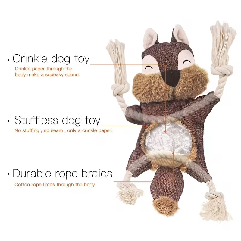 Durable Dog Toys, Squeaky Puppy Toys Tough Dog Squeaky Toys Set