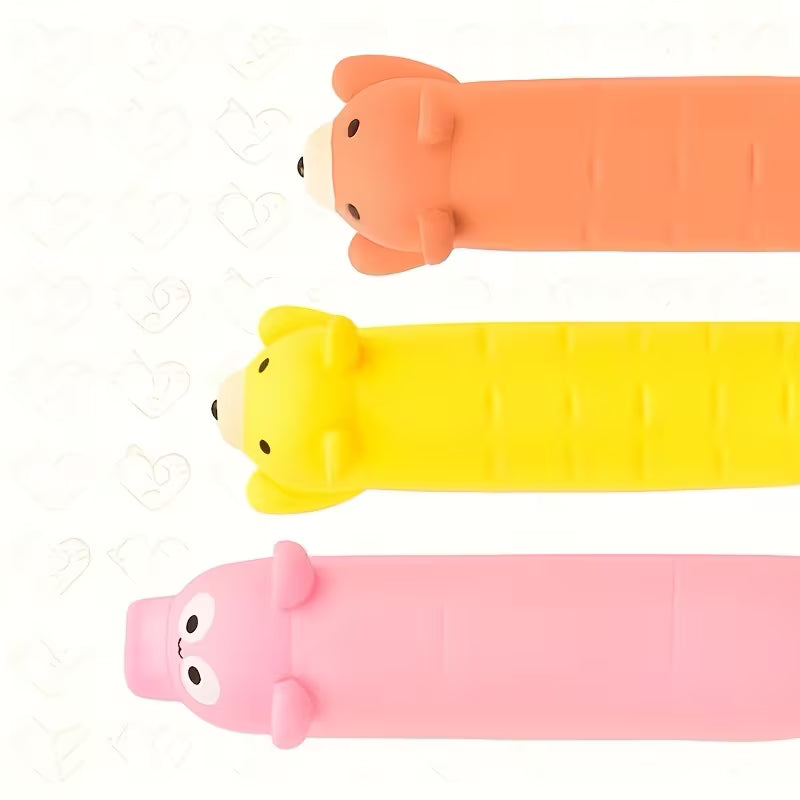 Colors Latex Dog Toys - Long Squeaky Animal Shapes (Bear