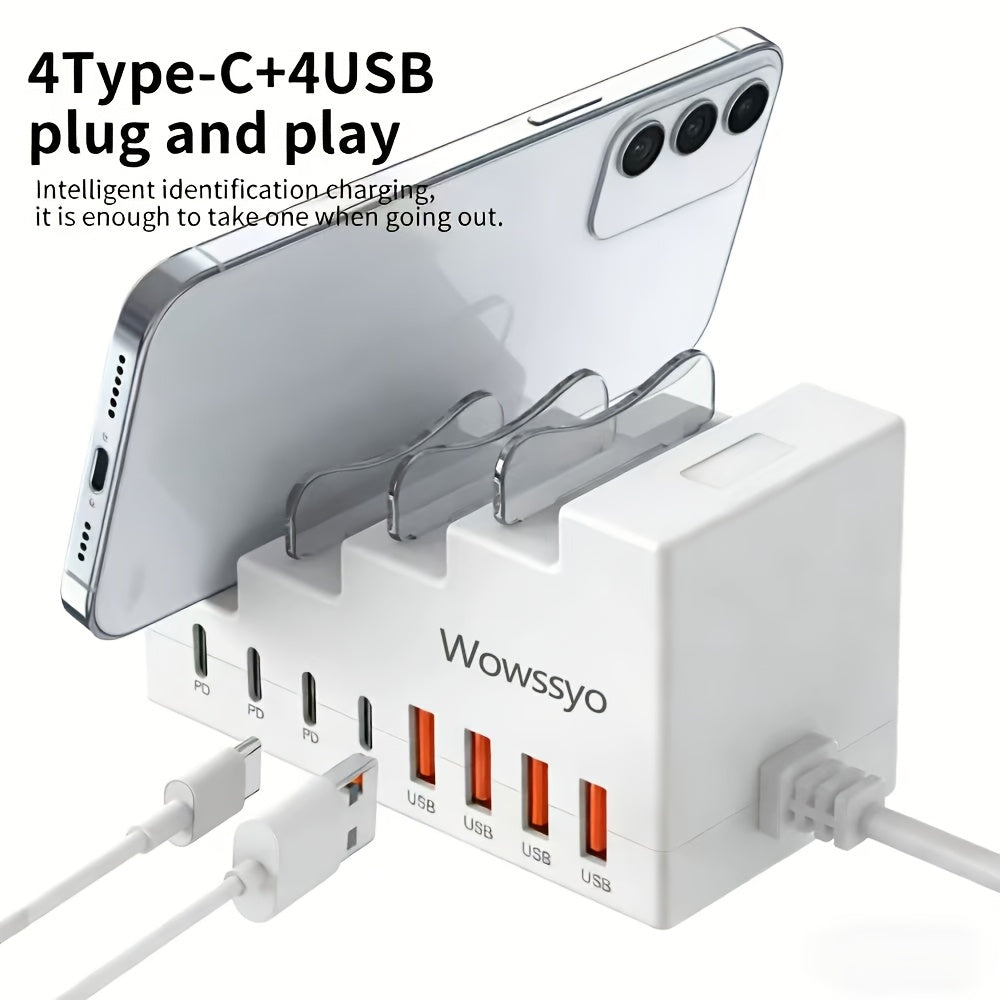 Wowssyo 8-in-1 66W Fast Charging Station