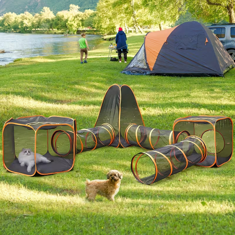 Compatible With 6 In 1 Portable Cat Play Tent