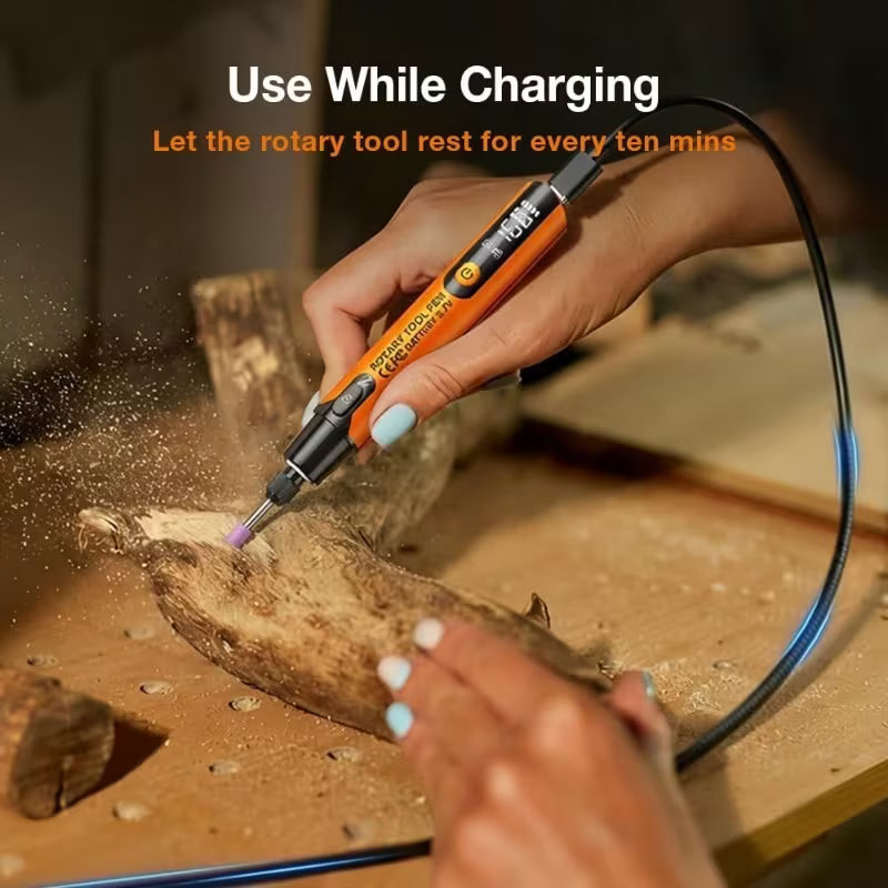 40-in-1 Rotary Tool Set, 6-speed Adjustment, USB Charging