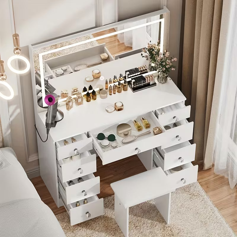 43" Makeup Vanity Desk Set
