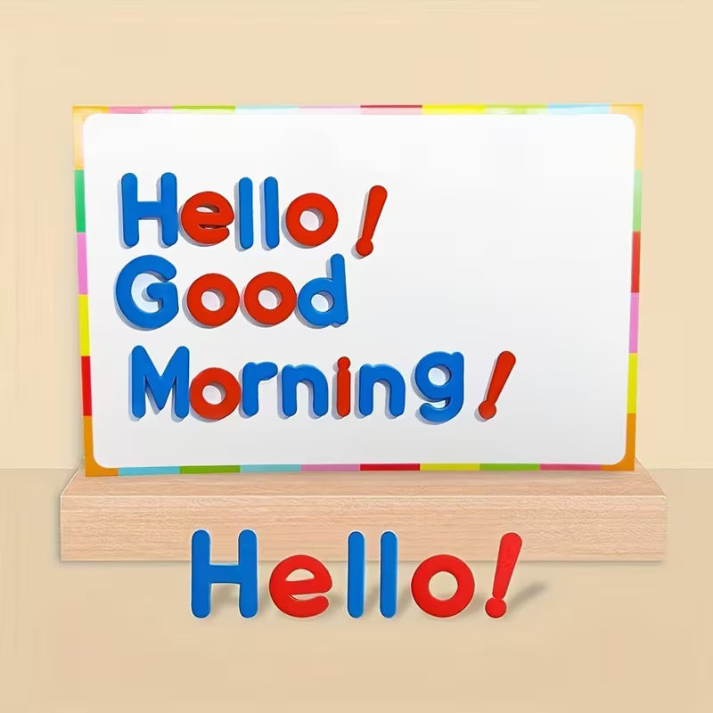 114/234-Piece Colorful Magnetic Letter Stickers