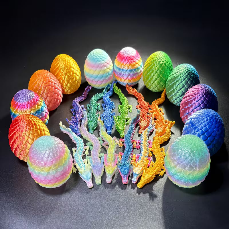 12-Piece Dragon and Dragon Egg Set