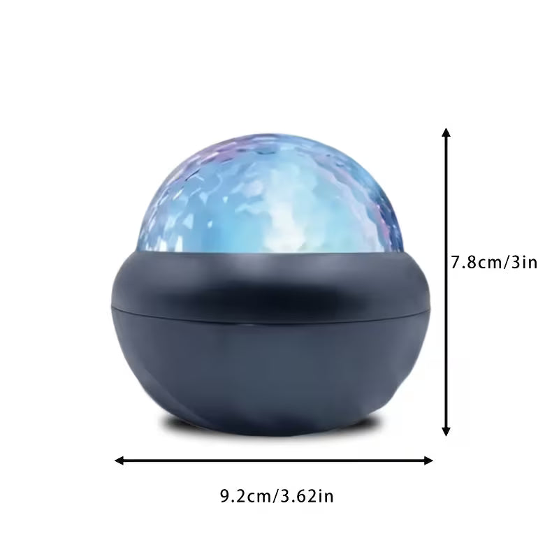 New RGB Water Ripple Projection Light, Wave Lighting Effects, Remote Control Timer