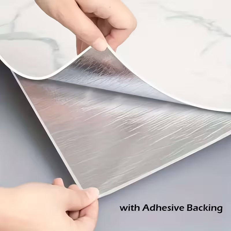 Faux Tile Smooth Surface Design XPE+PVC Wallpaper - 15.8×118.11 Inches, Pvc