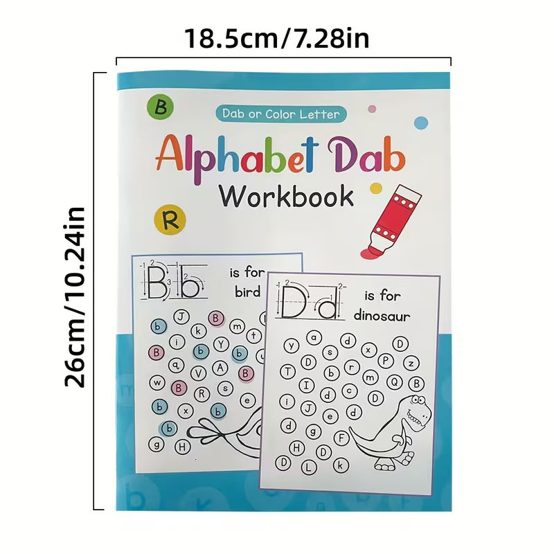 A-Z Alphabet Dab Workbook for Teenagers Paper