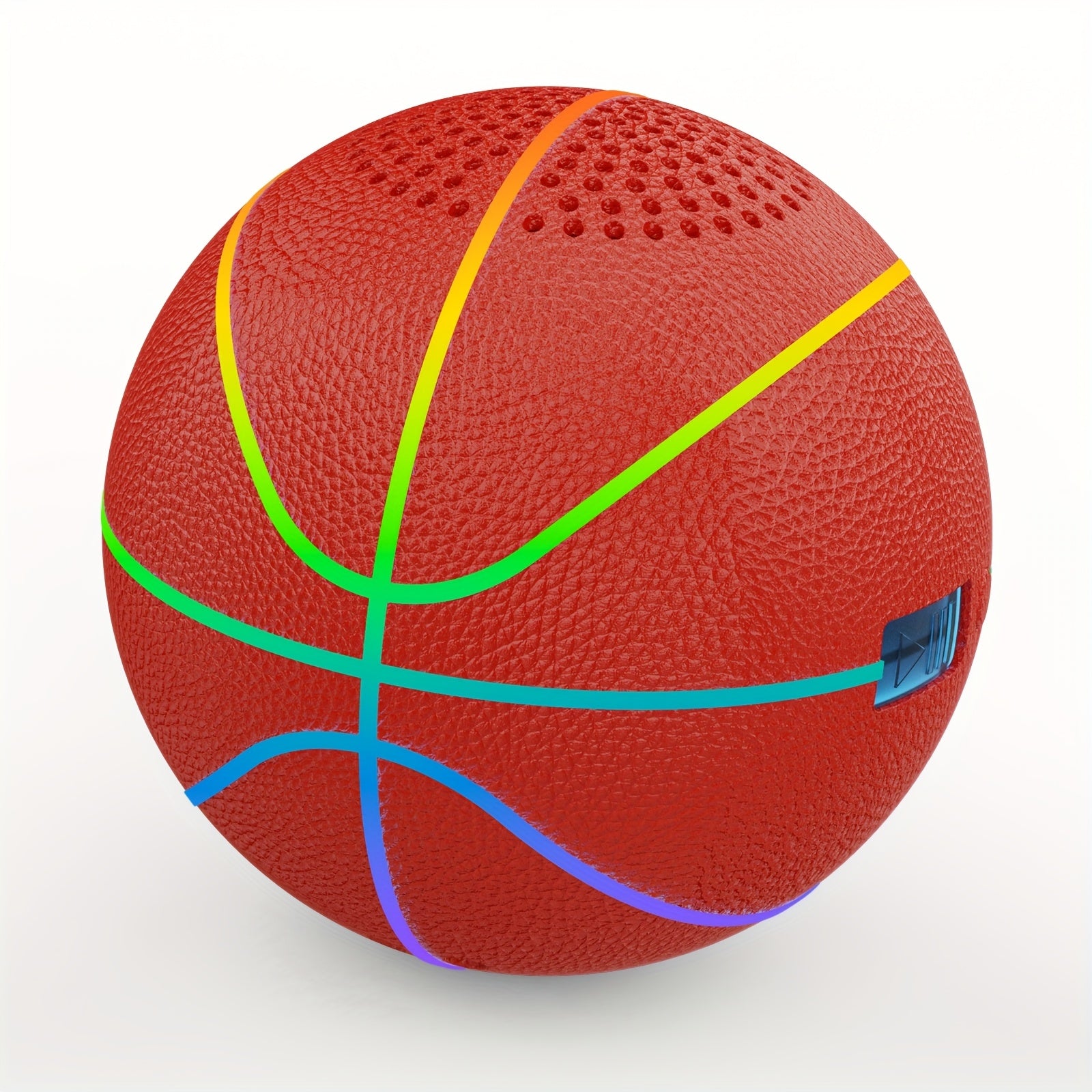 Portable Basketball Speaker with LED Lights & Dynamic Bass