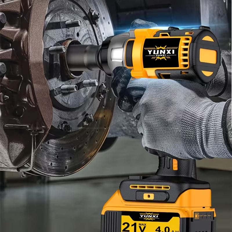 21V Wireless Impact Wrench, Impact Wrench High Torque, Wireless Wrench Kit Tools